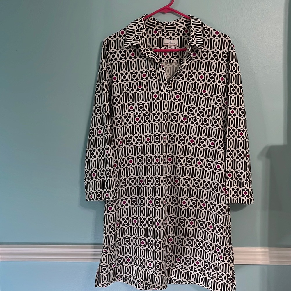 Jude Connally Size XL, Color black Geo tile print